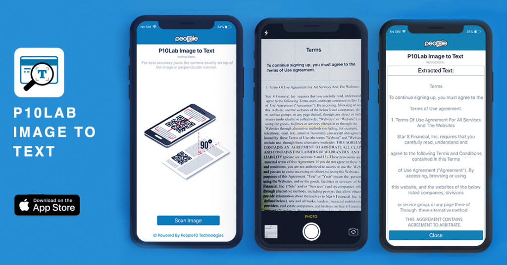 Image to text converter